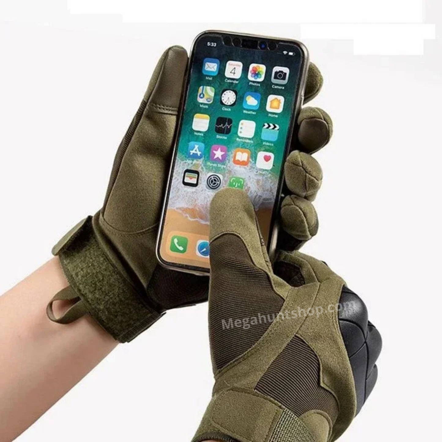 tactical full-finger outdoor gloves – wear-resistant, shockproof, fitness & hunting gloves | Mega Hunt Shop